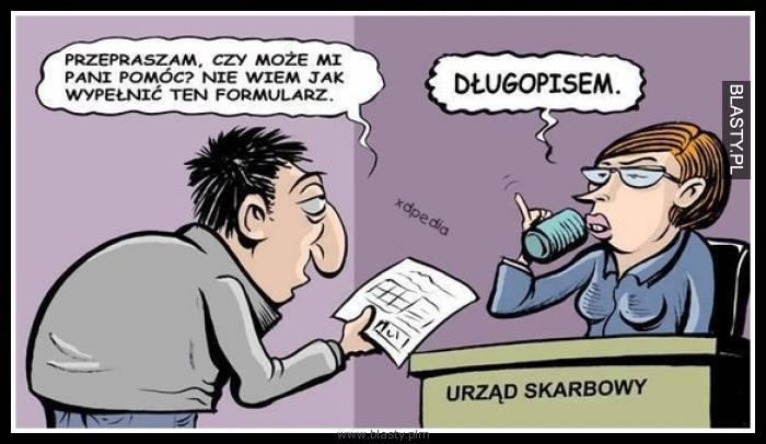 Zabawna scena z Urzędem Skarbowym